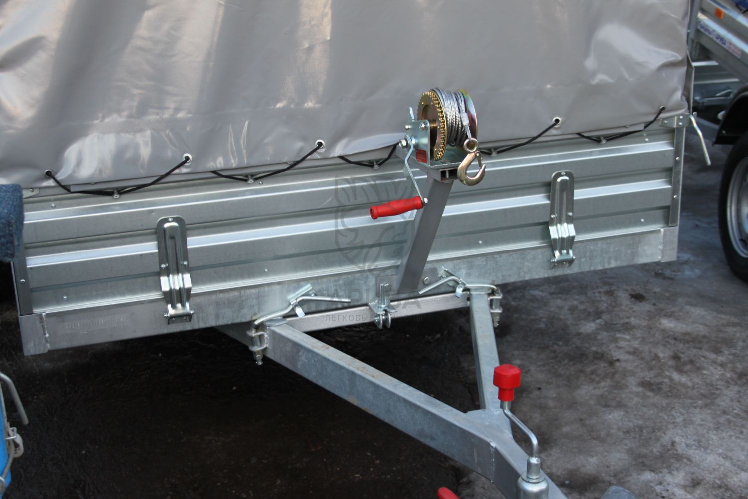 Установка лебёдки для любого прицепа