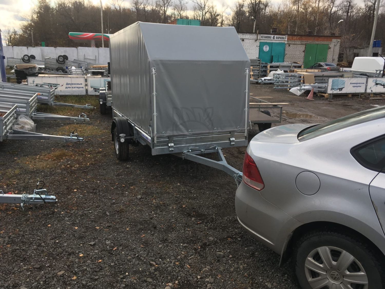 Прицеп МЗСА 817711.012 с ЕВРО тентом