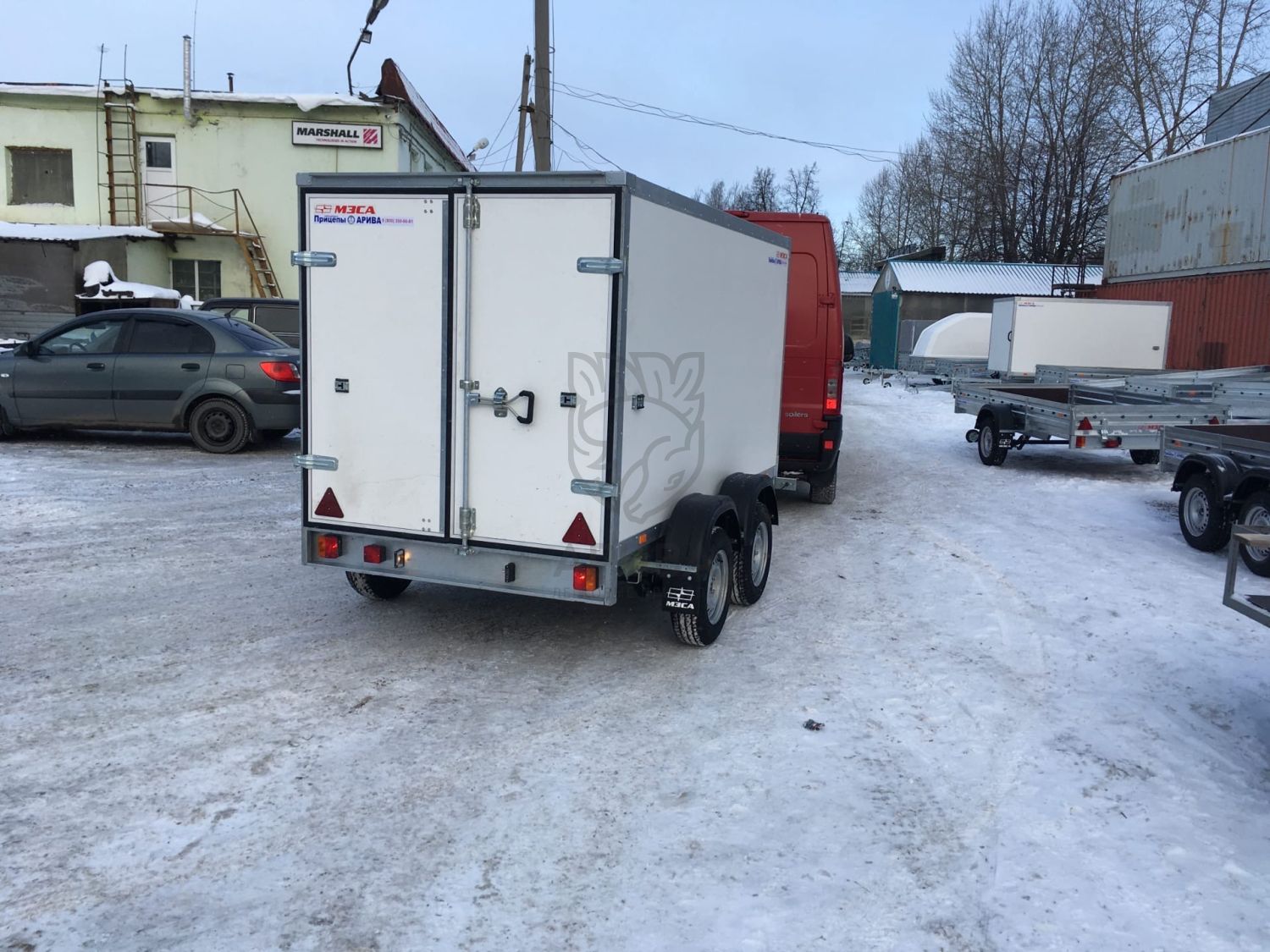 Промтоварный прицеп-фургон МЗСА 817783.001. Категория "В" 