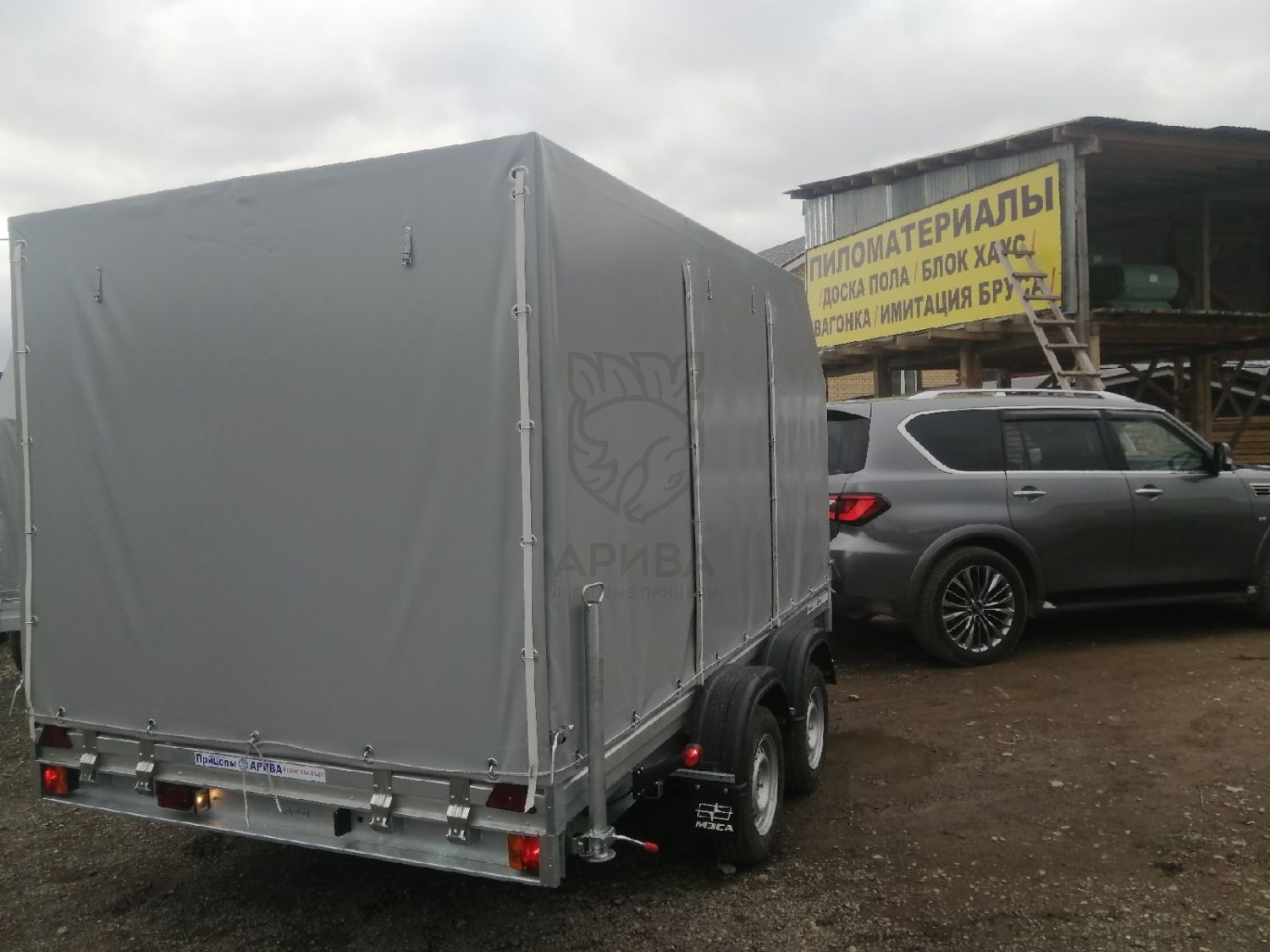 Прицеп МЗСА 817736.012 с ЕВРО тентом