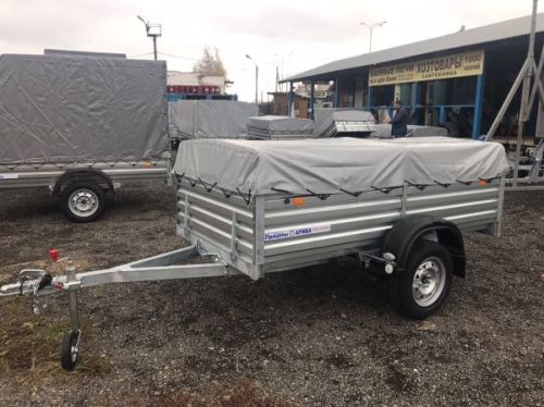 Легковой прицеп с тентом 70 см МЗСА 817704.024 