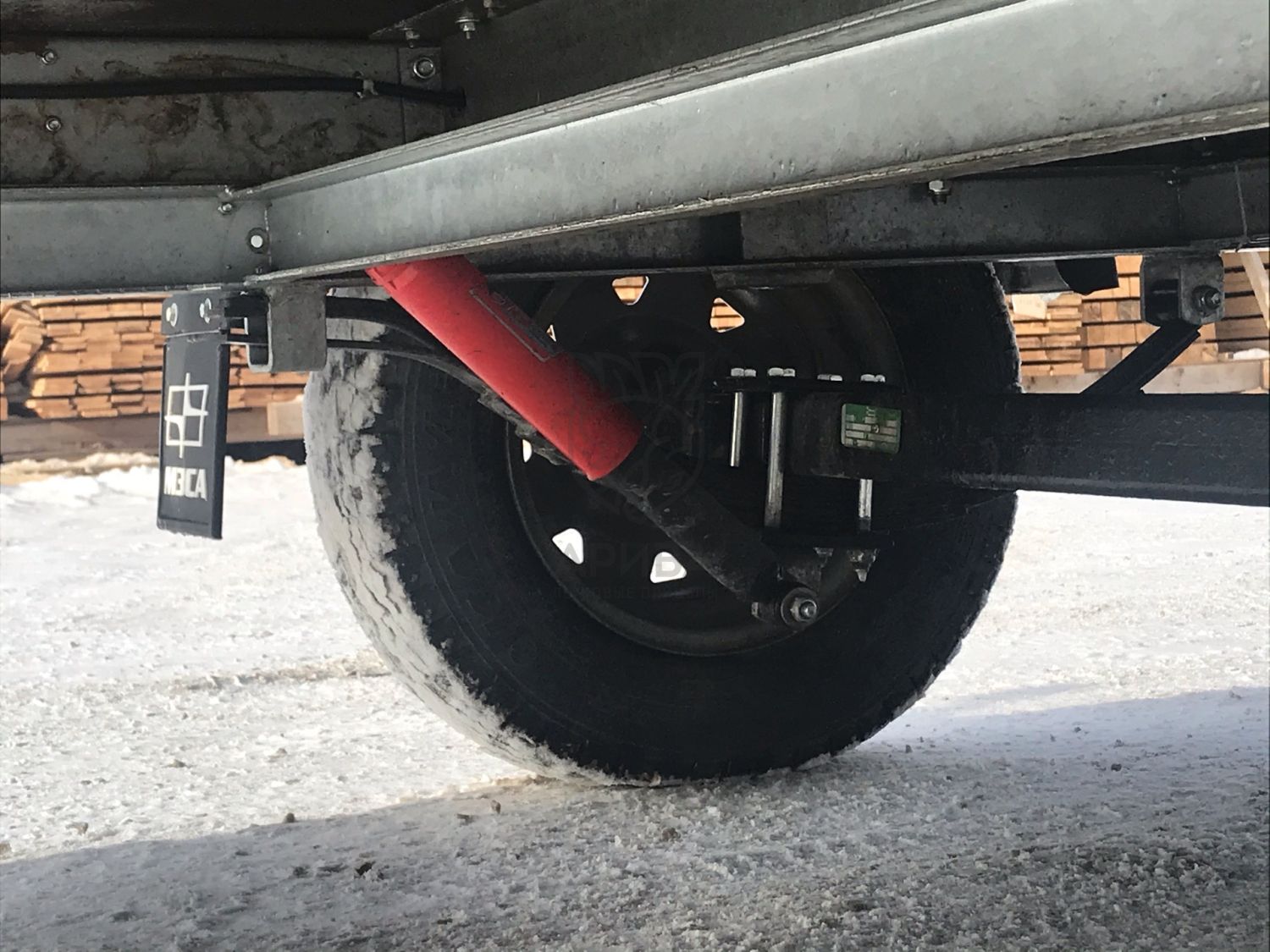 Прицеп МЗСА 817719.012 с ЕВРО тентом и верхней погрузкой