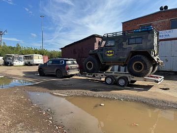 Прицеп эвакуатор для перевозки вездехода