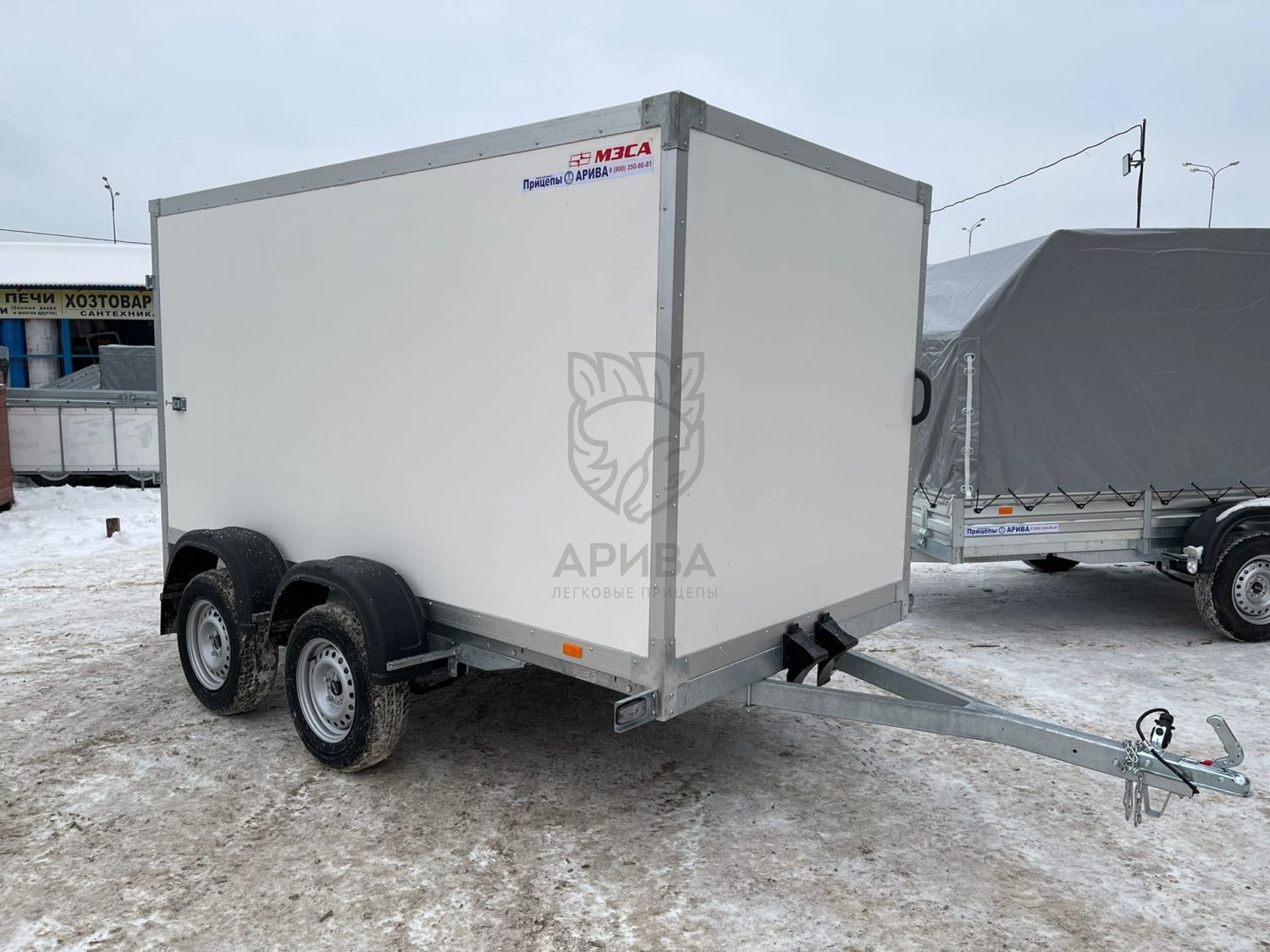 Промтоварный прицеп-фургон МЗСА 817783.001. Категория "В" 