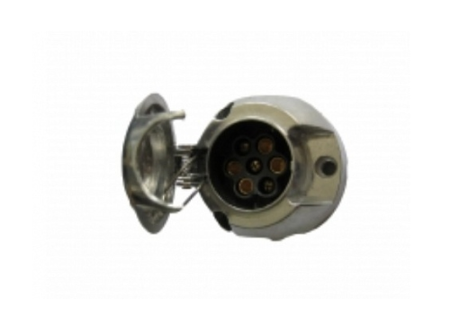 Розетка 7-ти контактная силуминовая