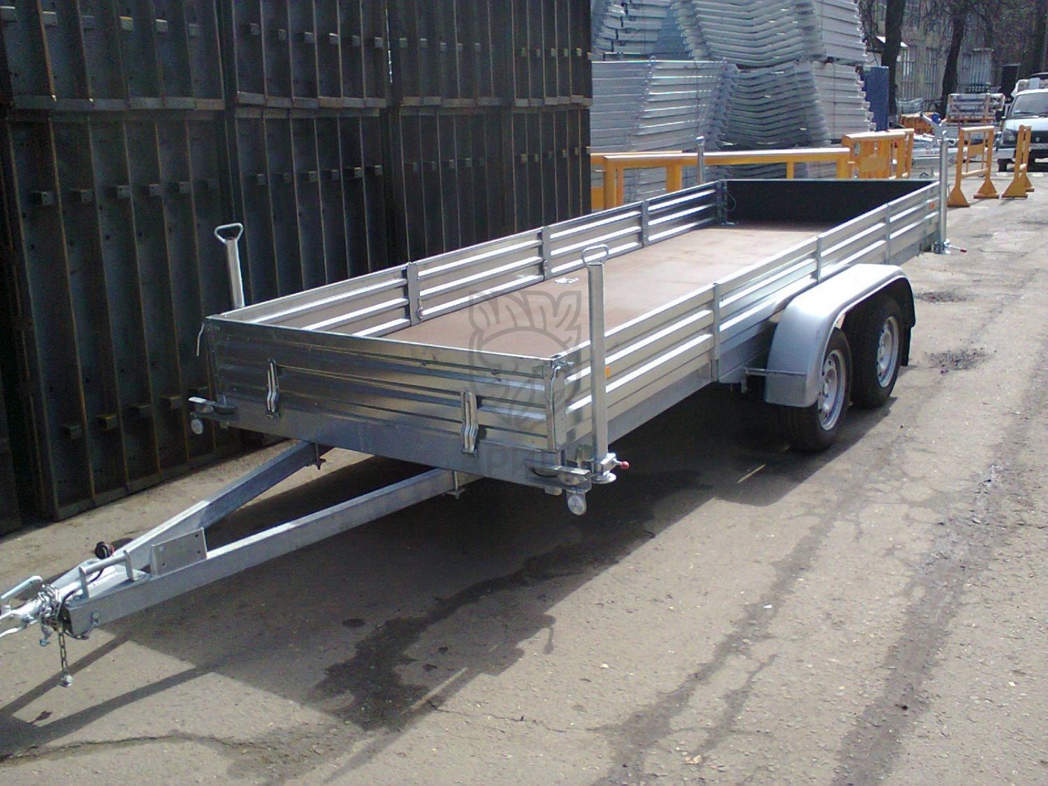 Установка опорных стоек