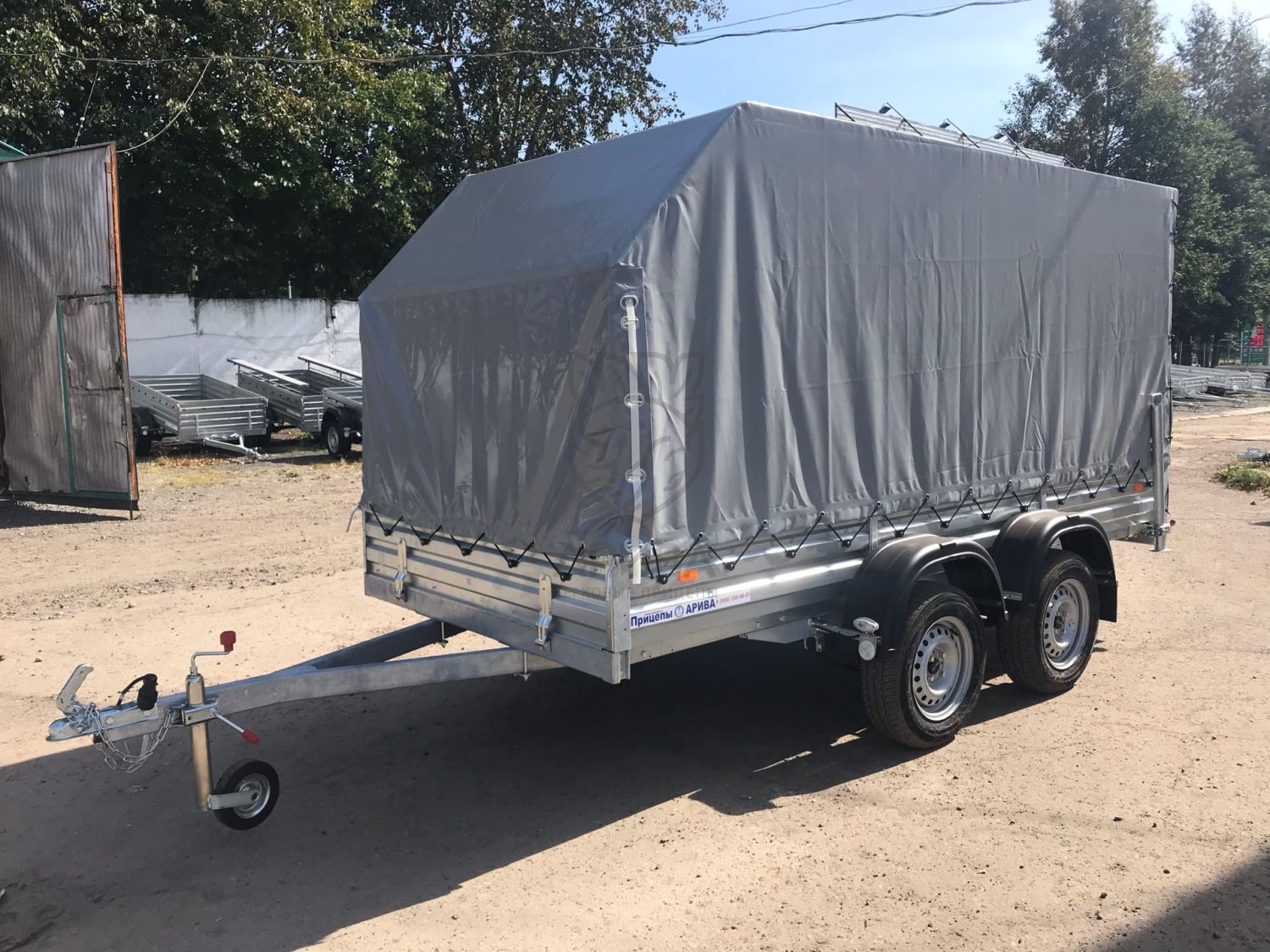 Прицеп МЗСА 817732.012 с трапом МЗСА