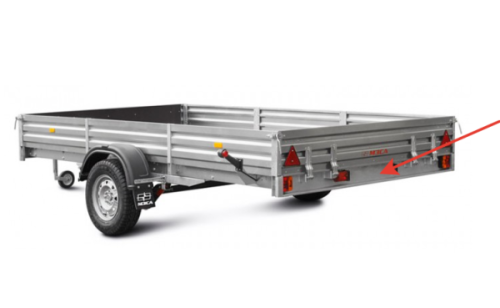 Фартук прицепа задний МЗСА 817718.012 (015), 831134.111.