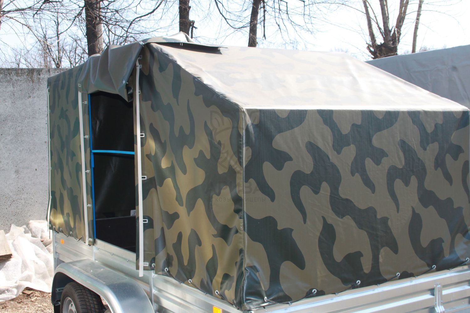 Изготовление качественных тентов и каркасов на легковые прицепы