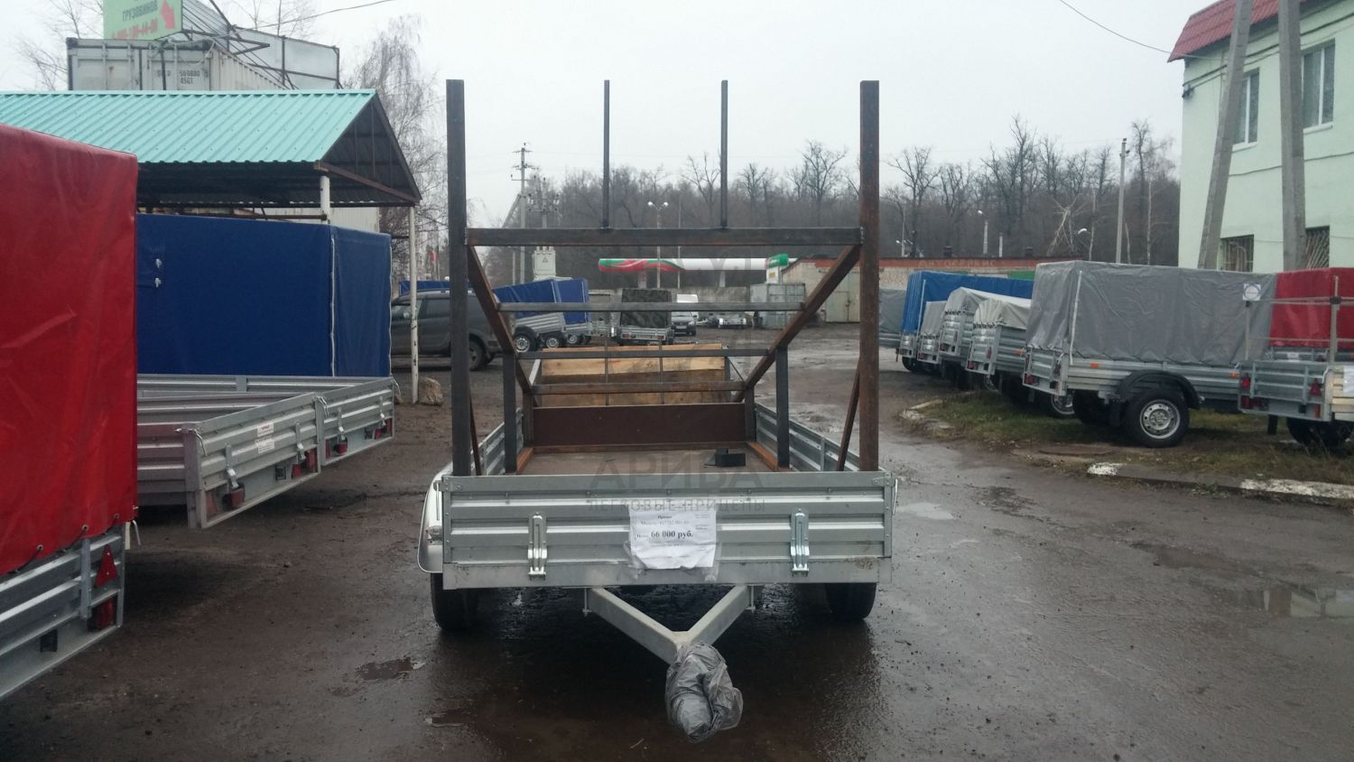 "Катюша" для перевозки 6 метровых досок