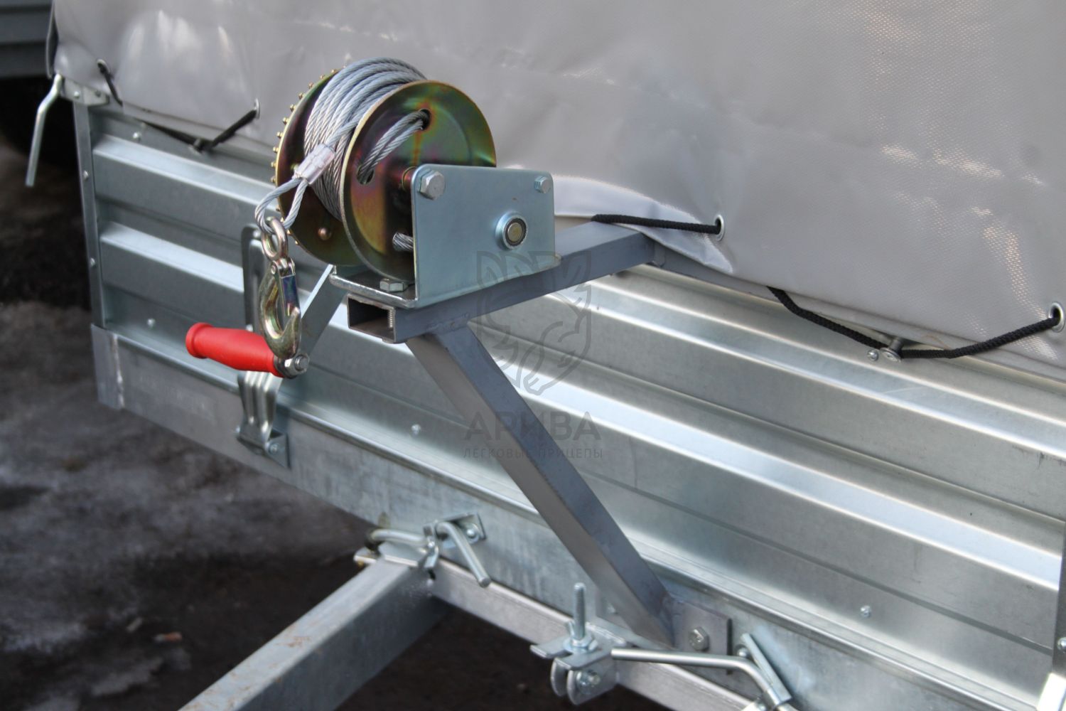 Установка лебёдки для любого прицепа