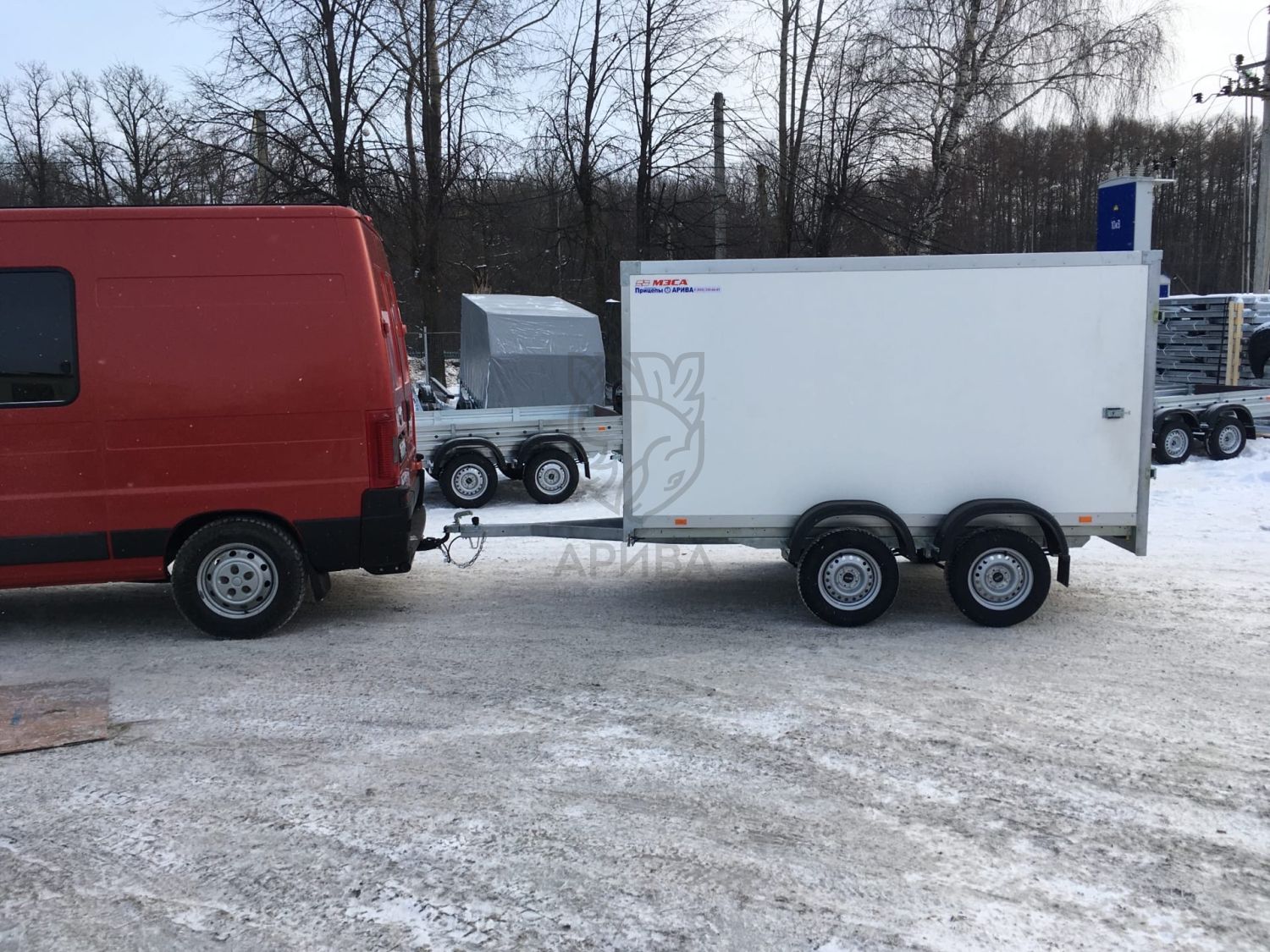 Промтоварный прицеп-фургон МЗСА 817783.001. Категория "В" 