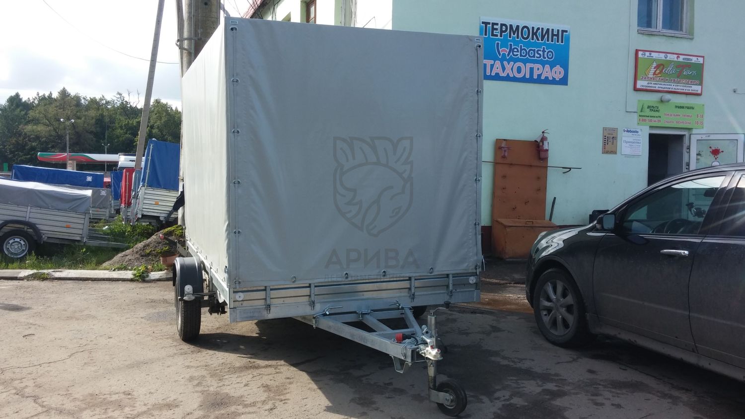 Изготовление качественных тентов и каркасов на легковые прицепы