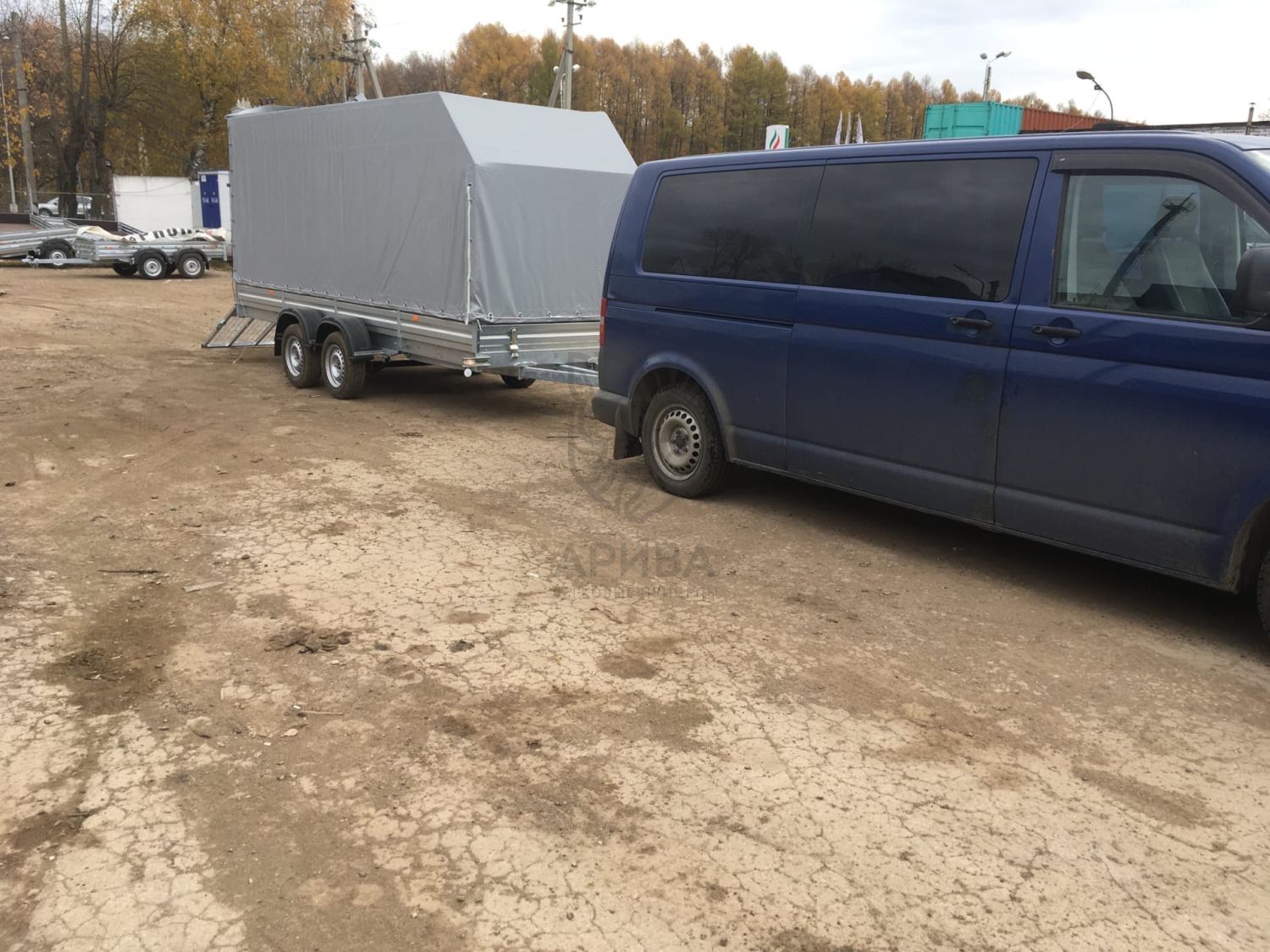 Прицеп МЗСА 817735.012 с трапом МЗСА