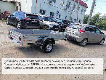 Универсальный прицеп 2 в 1 МЗСА 817701. Груз+Лодка. Смотреть видео