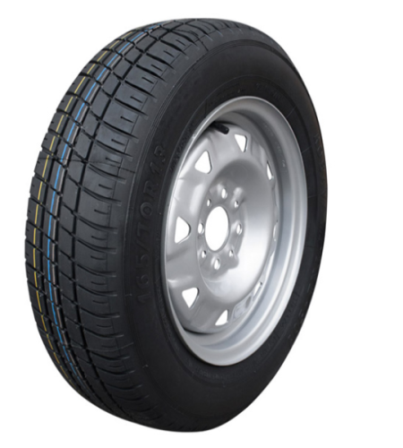 Запасное колесо прицепа МЗСА 165R13 в сборе (арт 8744) (СДЭК не доставляет)