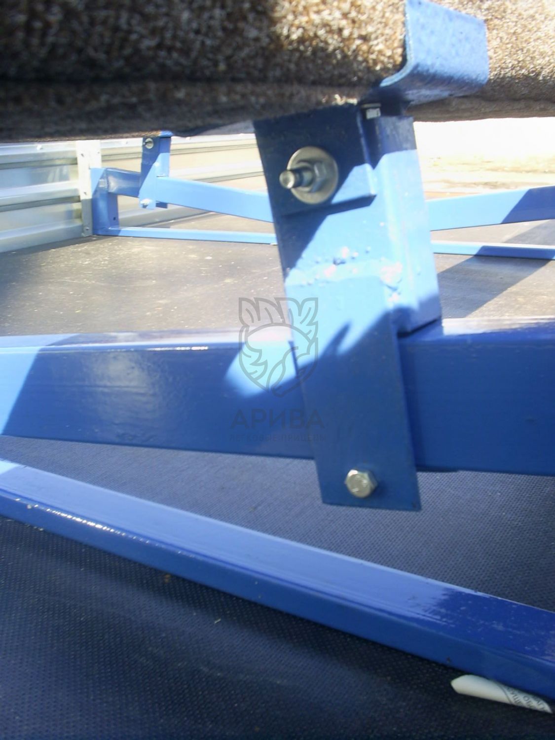 Изготовление стапеля для перевозки лодки ПВХ на бортовом прицепе