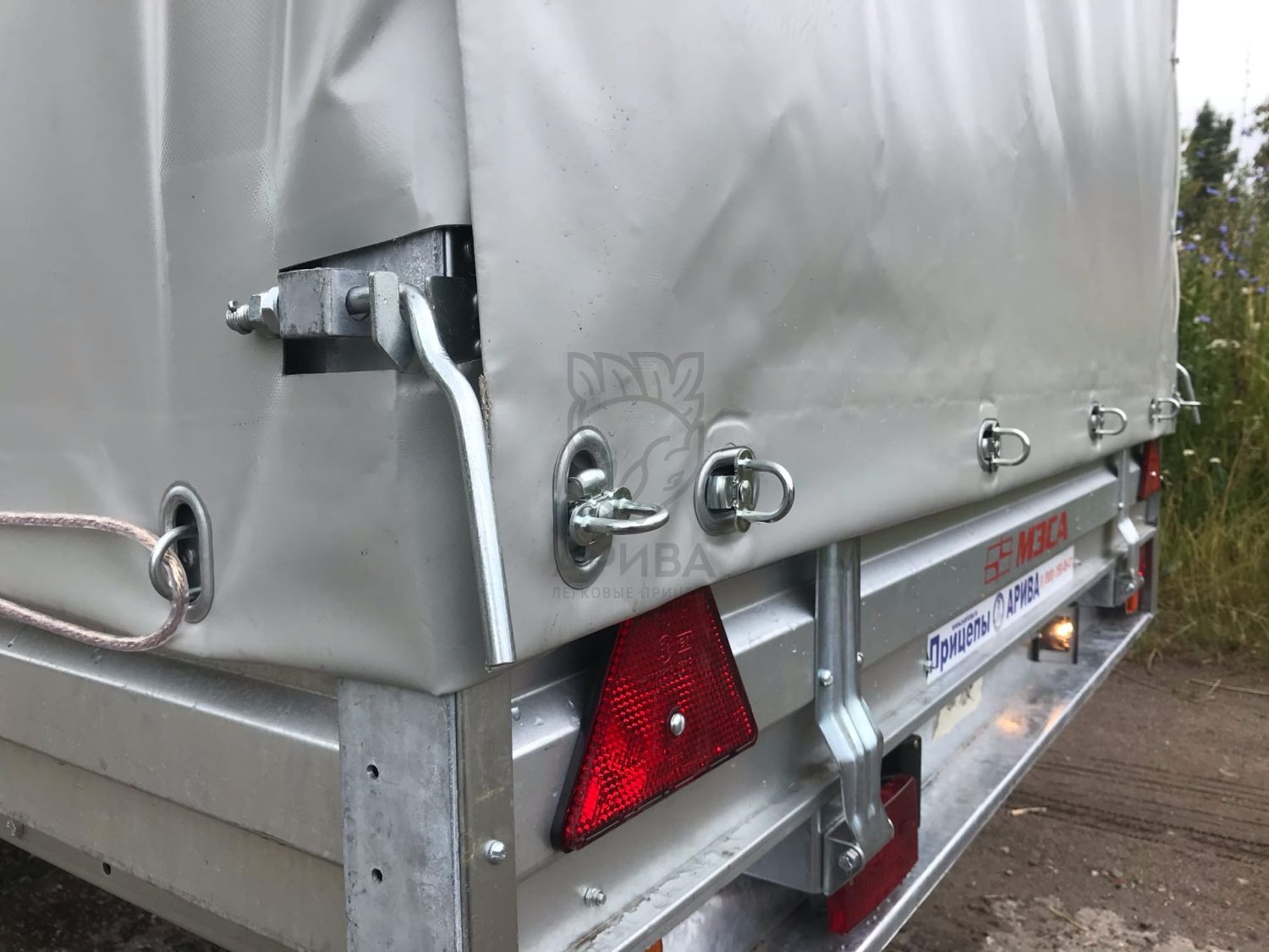 Прицеп для снегохода с ЕВРО тентом