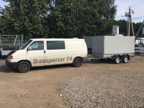 Двухосный прицеп с тентом 150 см МЗСА 817731.022