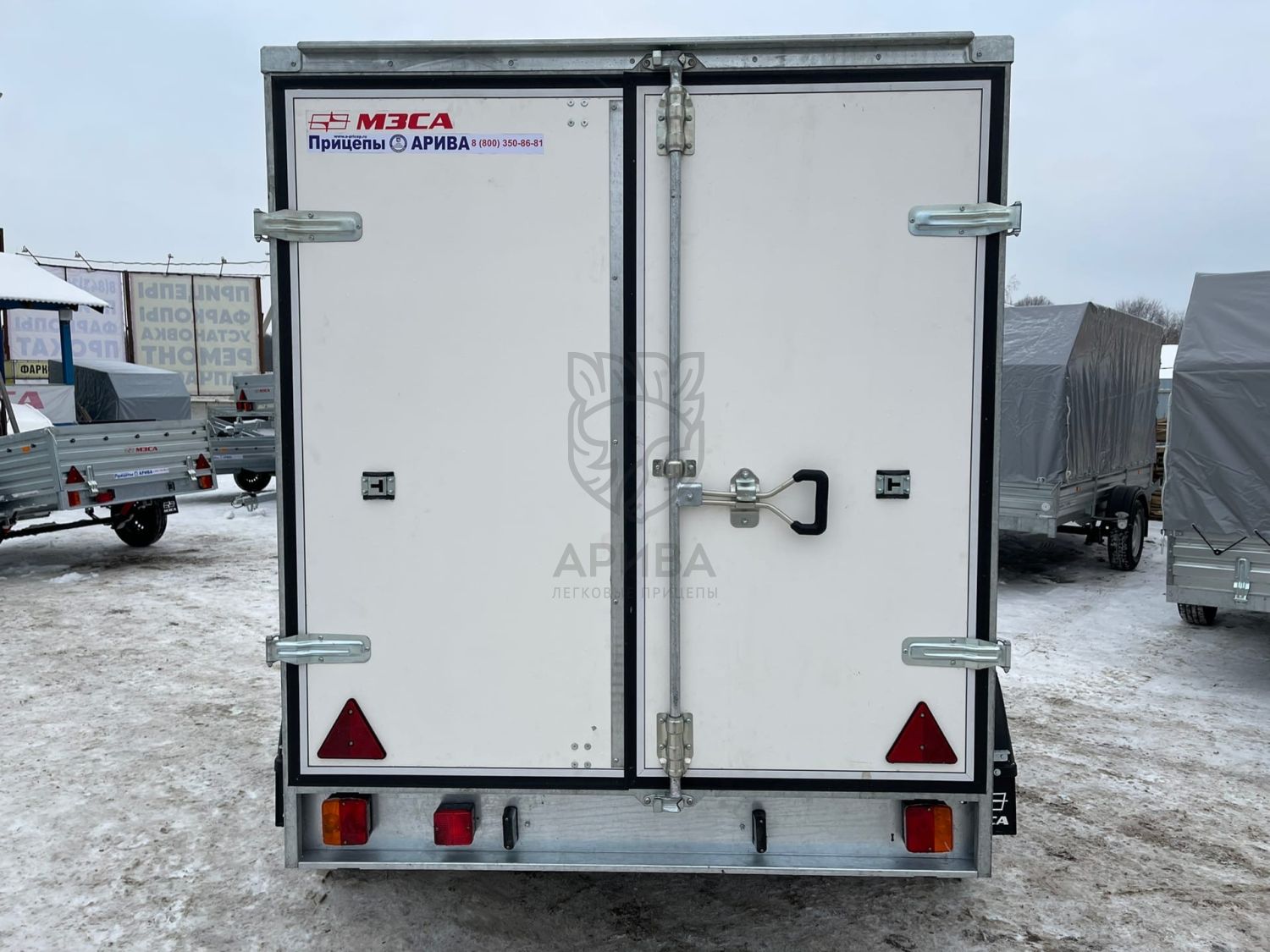 Промтоварный прицеп-фургон МЗСА 817783.001. Категория "В" 