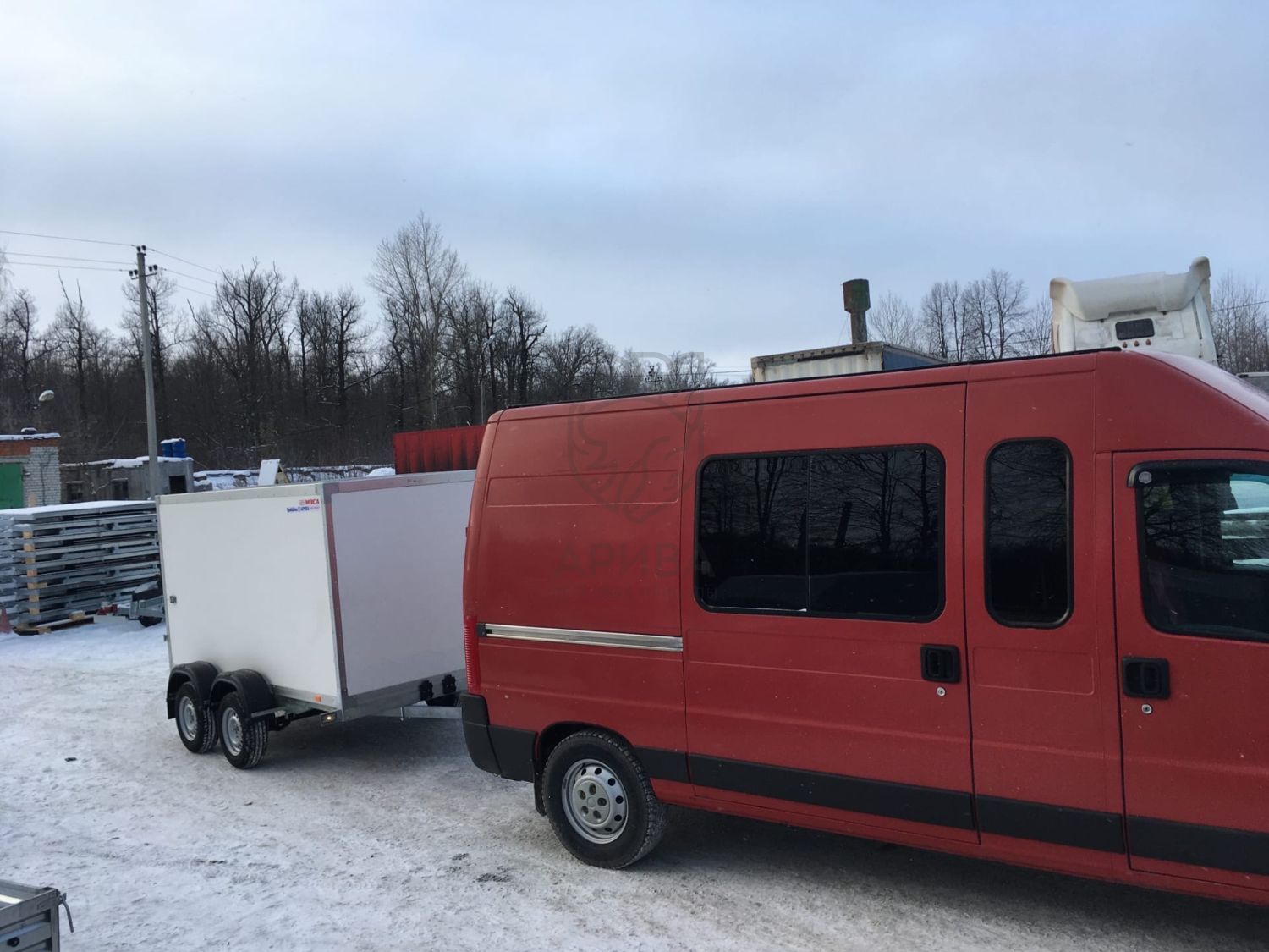 Промтоварный прицеп-фургон МЗСА 817783.001. Категория "В" 