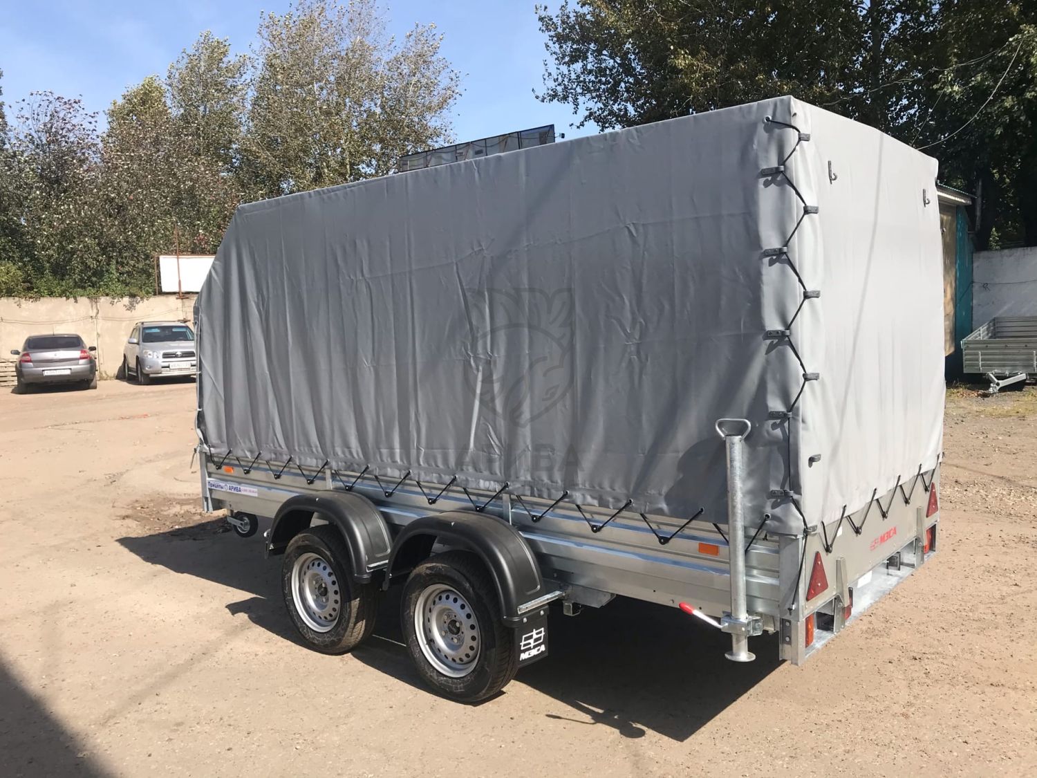 Прицеп МЗСА 817732.012 с трапом МЗСА