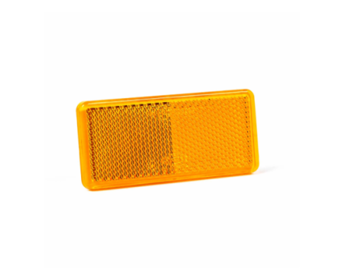 Отражатель на прицеп желтый прямоугольный DOB-035 Z
