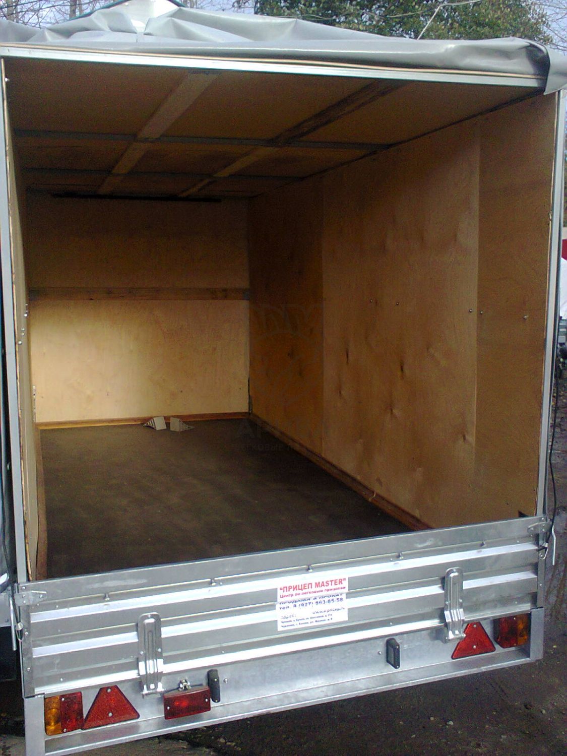 Обшитие прицепа фанерой