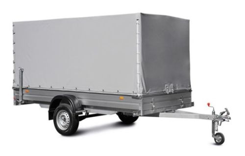 Прицеп с алюминиевыми бортами и тентом 150 см МЗСА 817717.034