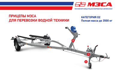 Прицеп для катера с тормозами, каталог