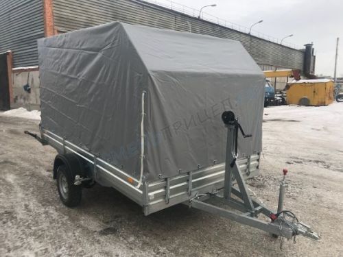 Прицеп для легкового автомобиля с тентом АЭРО 180 см МЗСА 817718.022 (Нужна установка скоб!!!)