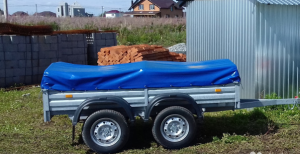 Двухосный прицеп с тентом 50 см МЗСА 817730.022 Двухосный прицеп с тентом 50 см МЗСА 817730.022