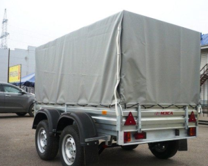 Двухосный прицеп с тентом 110 см МЗСА 817730.022 Двухосный прицеп с тентом 110 см МЗСА 817730.022