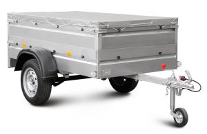 Легковой прицеп с тентом 60 см и надставными бортами МЗСА 817700.002 Легковой прицеп с тентом 60 см и надставными бортами МЗСА 817700.002